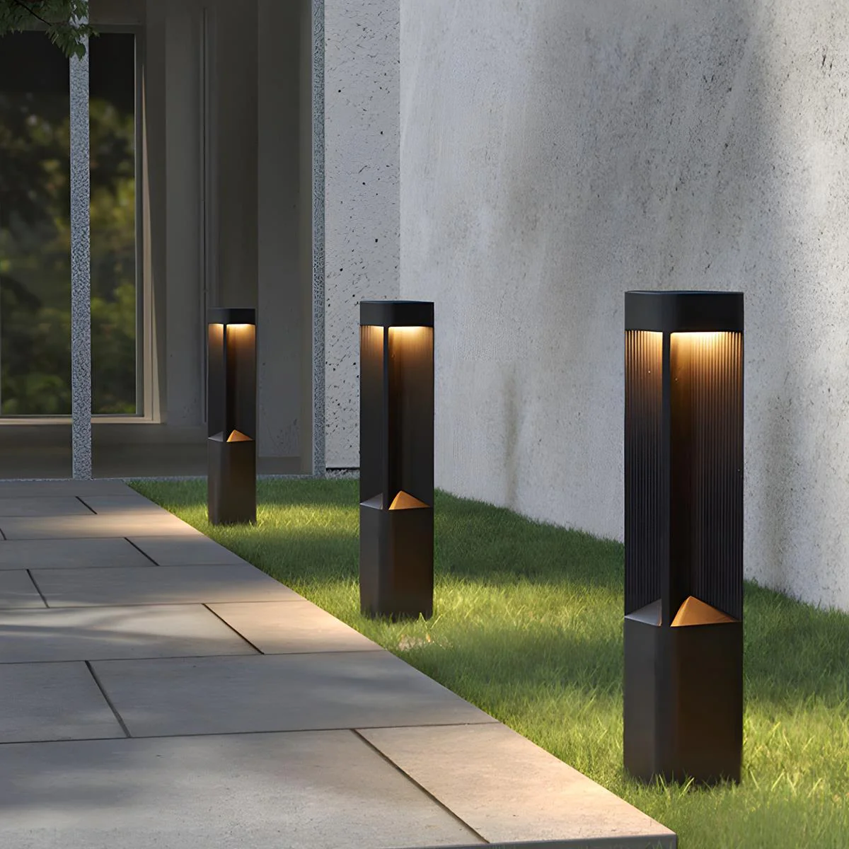 Modern Rectangular LED Outdoor Landscape Lighting