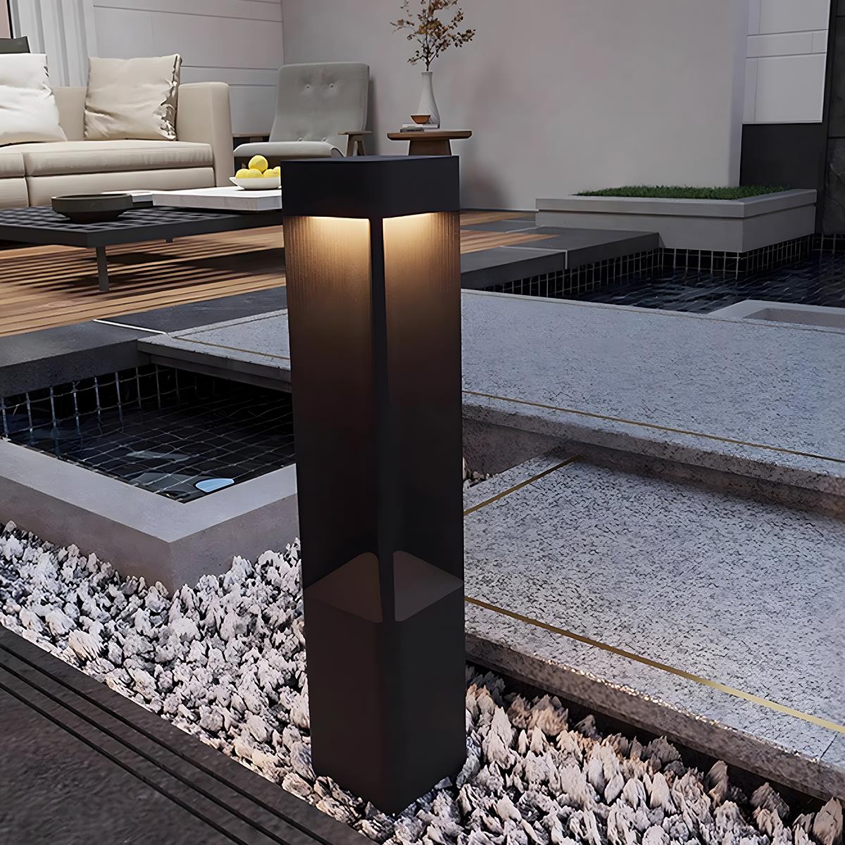 Modern Rectangular LED Outdoor Landscape Lighting - Image 5