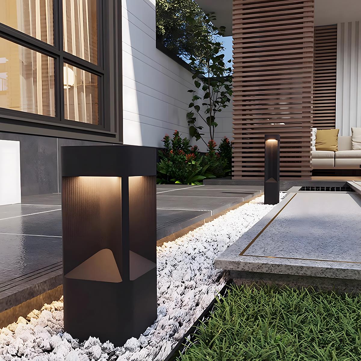 Modern Rectangular LED Outdoor Landscape Lighting - Image 7