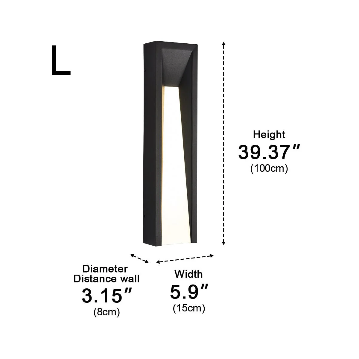 Modern Rusti Long Strip Waterproof Outdoor LED Porch Wall Light - Image 14