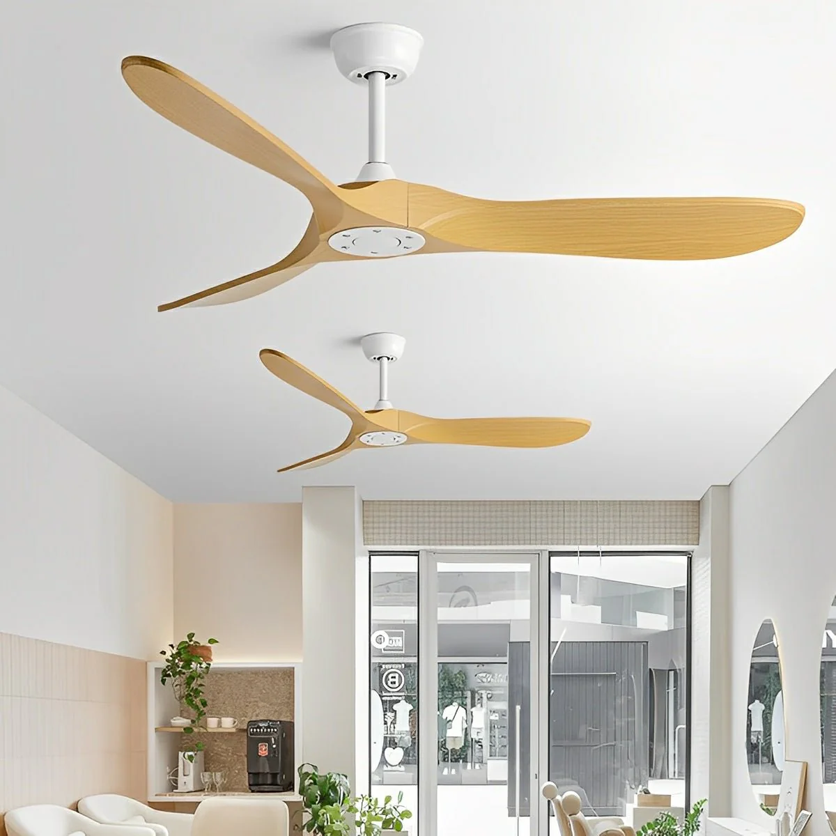 Modern Scandinavian Minimalist DC Motor Reverse Ceiling Fan - Image 3
