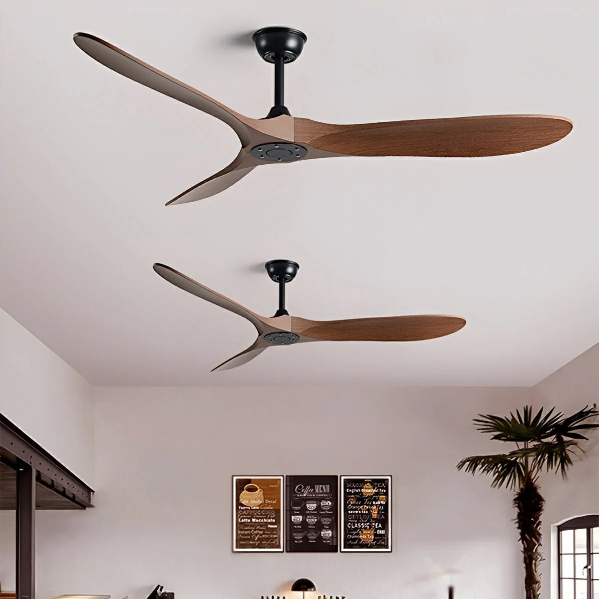 Modern Scandinavian Minimalist DC Motor Reverse Ceiling Fan - Image 4