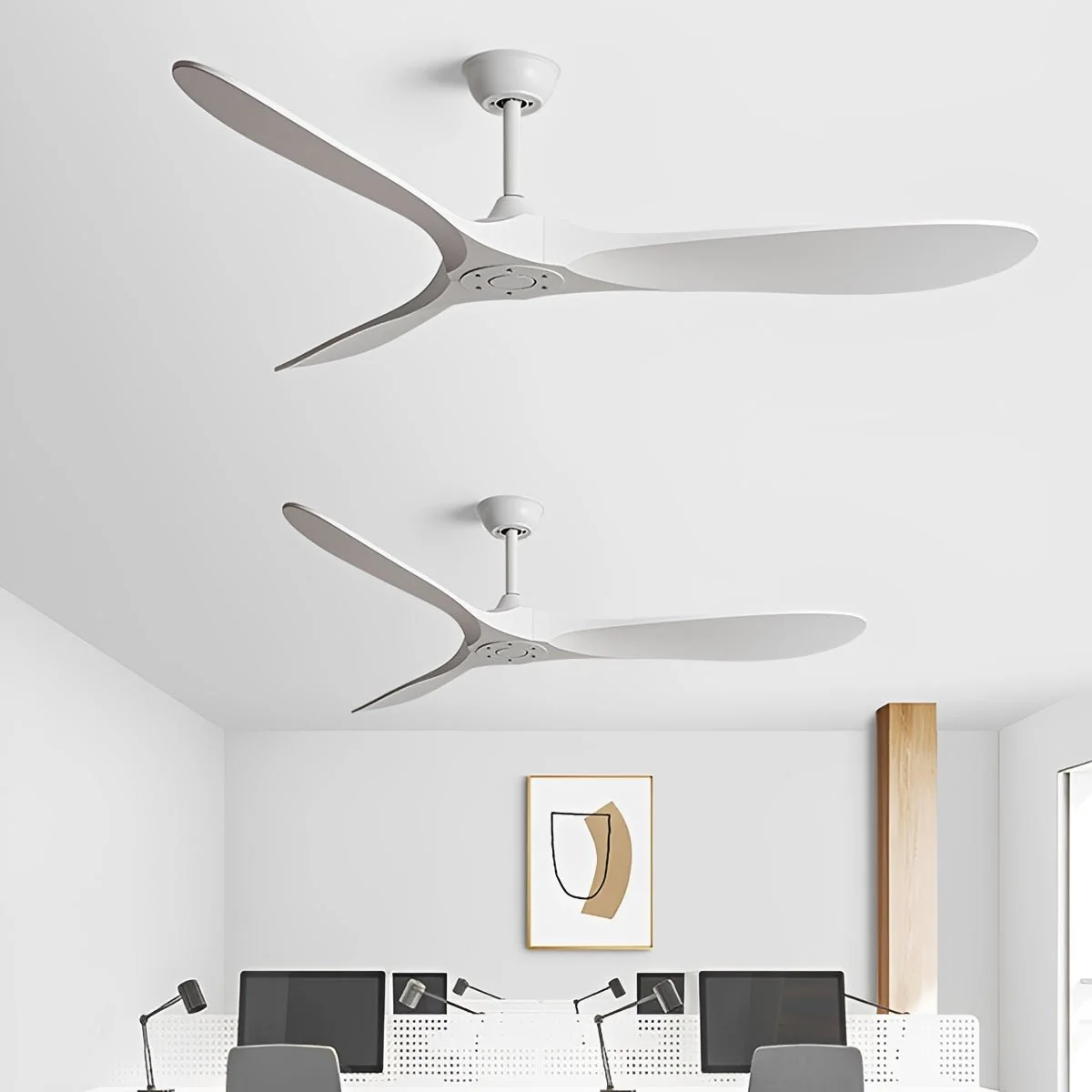 Modern Scandinavian Minimalist DC Motor Reverse Ceiling Fan - Image 5