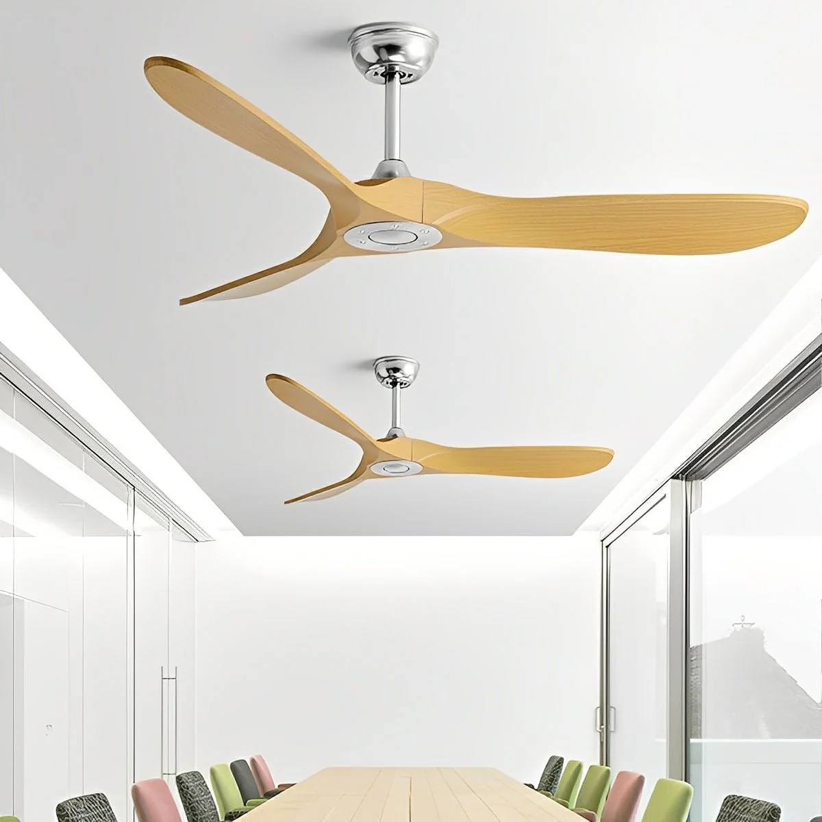 Modern Scandinavian Minimalist DC Motor Reverse Ceiling Fan - Image 6