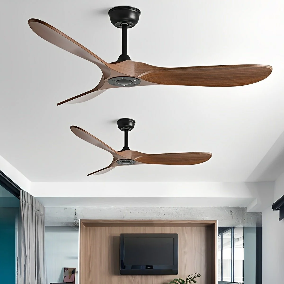 Modern Scandinavian Minimalist DC Motor Reverse Ceiling Fan - Image 8