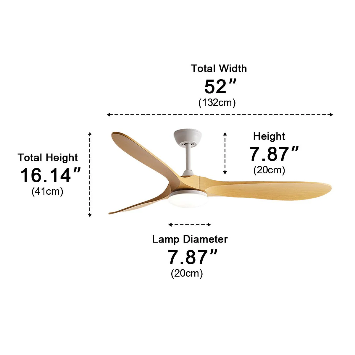 Modern Scandinavian Minimalist DC Motor Reverse Ceiling Fan Light - Image 9