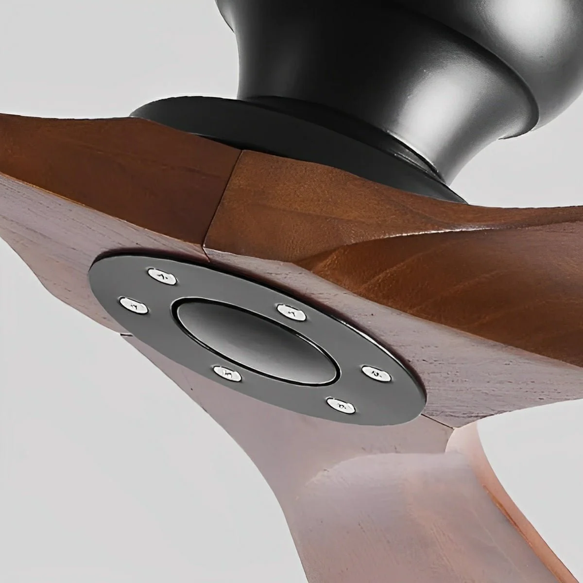 Modern Scandinavian Wood DC Motor Reverse Ceiling Fan - Image 7