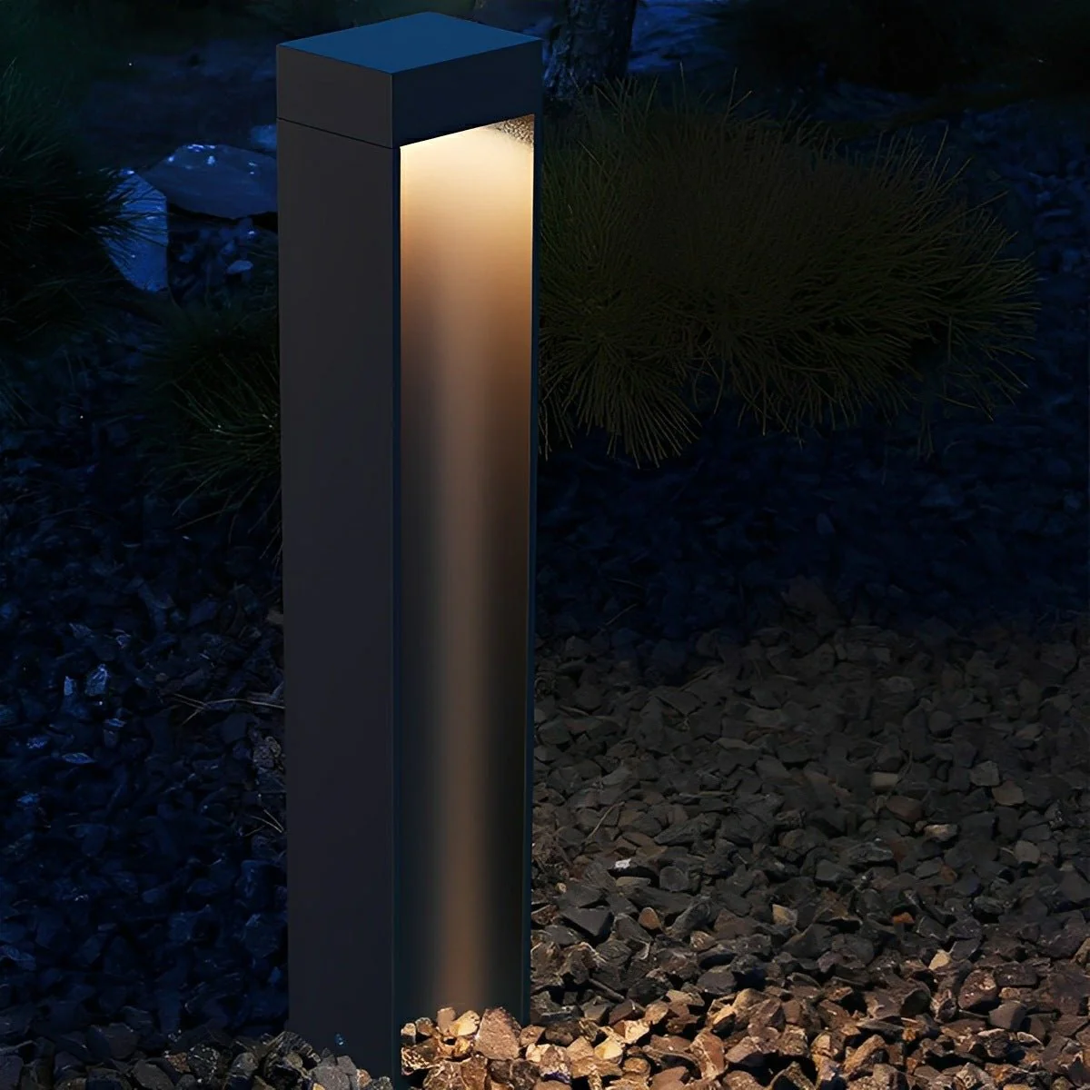 Modern Slim Rectangular LED Outdoor Pathway Lights - Image 4