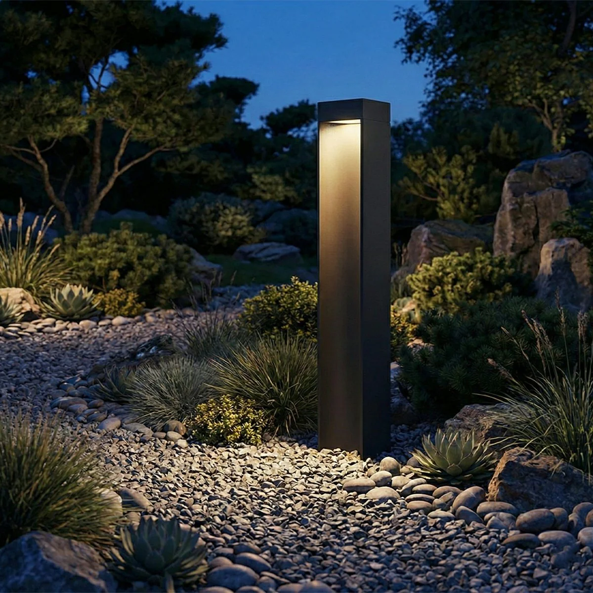Modern Slim Rectangular LED Outdoor Pathway Lights - Image 7