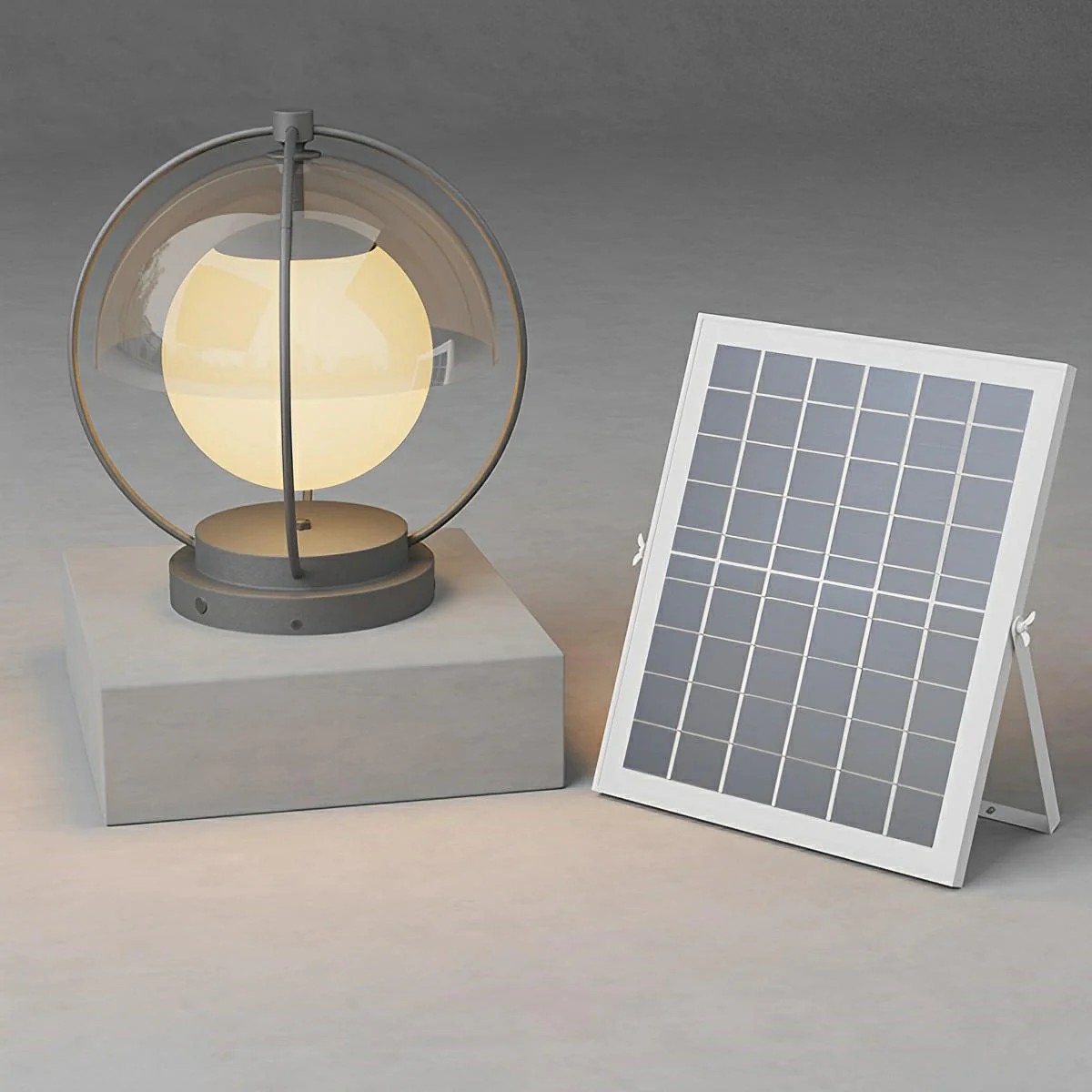 Modern Waterproof Globe Planet LED Outdoor Post Lights - Image 8