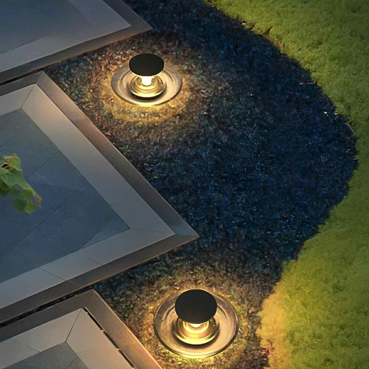 Modern Waterproof Water Fountain LED Outdoor Post Lights - Image 2