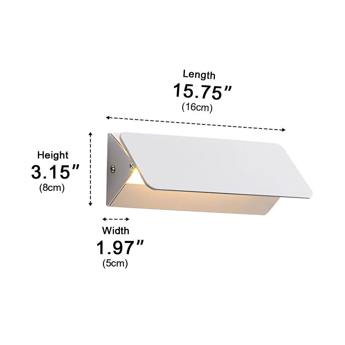 Modern Strip Up and Down LED Wall Sconces - Image 11