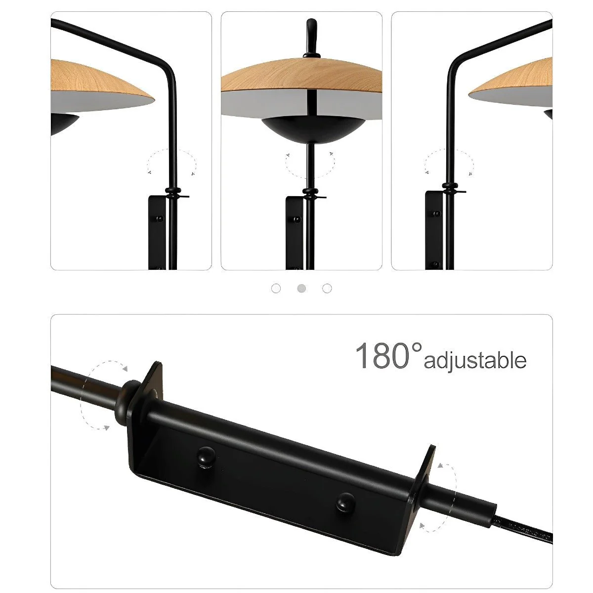 Modern Swing Arm Umbrella Wall Sconces Lamp - Image 6