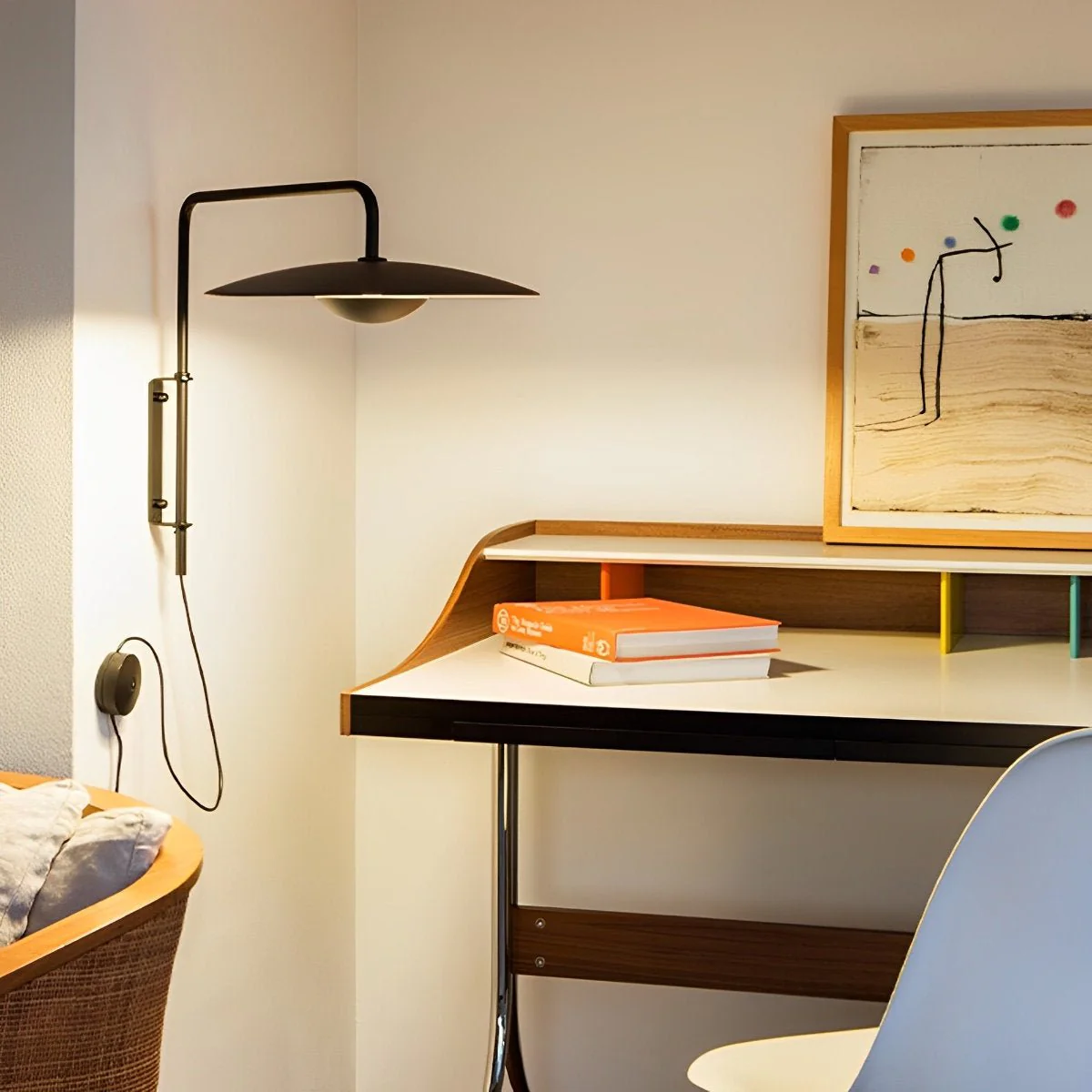 Modern Swing Arm Umbrella Wall Sconces Lamp - Image 8