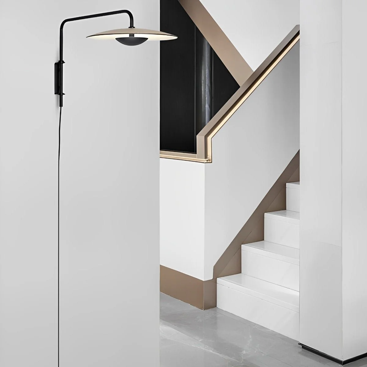 Modern Swing Arm Umbrella Wall Sconces Lamp - Image 9