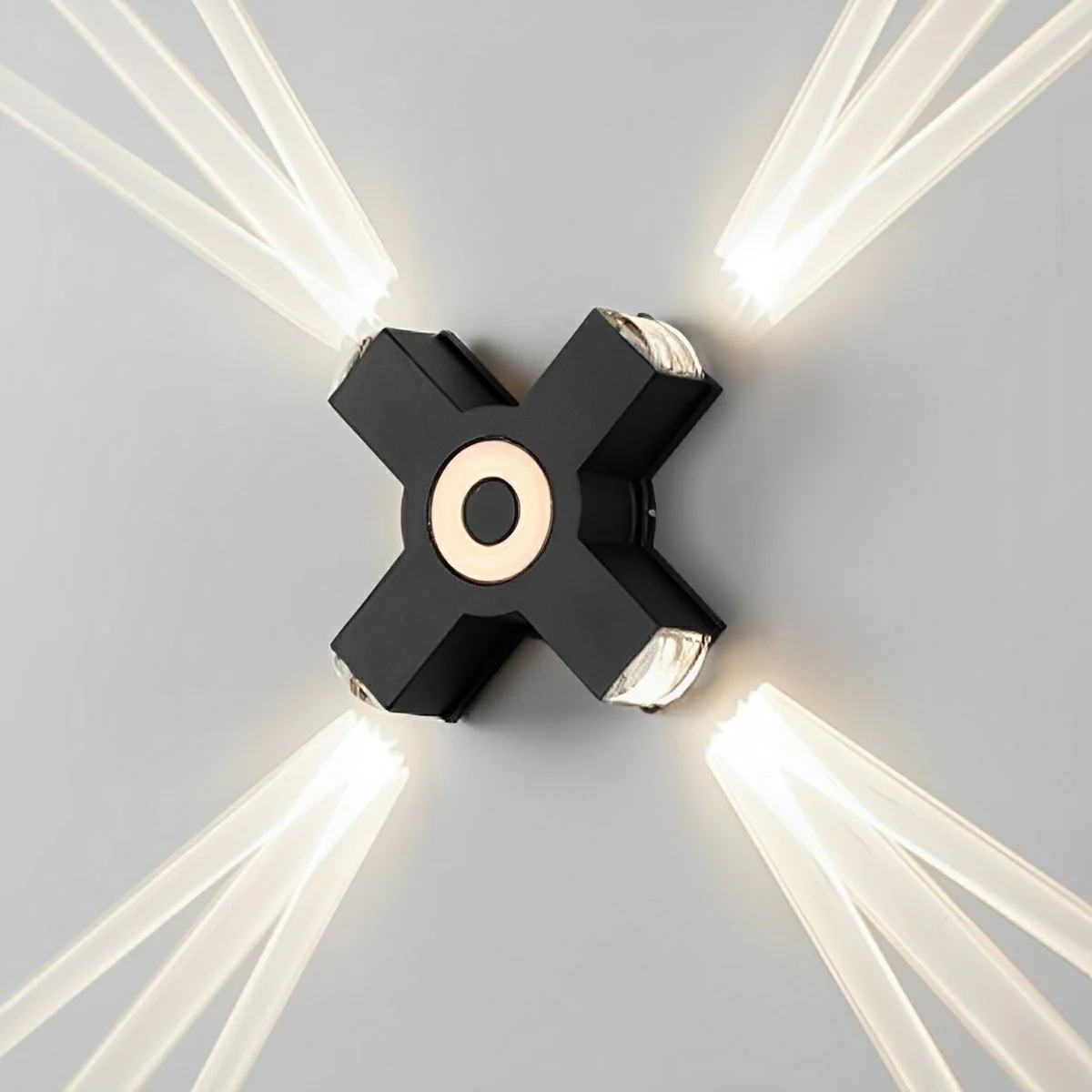 Modern Waterproof Black Outdoor LED Wall Lights Spotlights - Image 11
