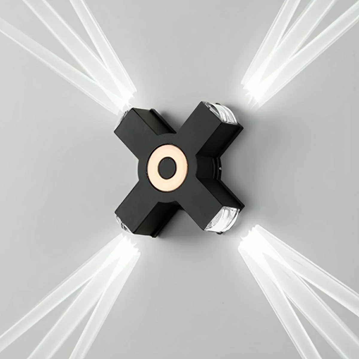 Modern Waterproof Black Outdoor LED Wall Lights Spotlights - Image 16