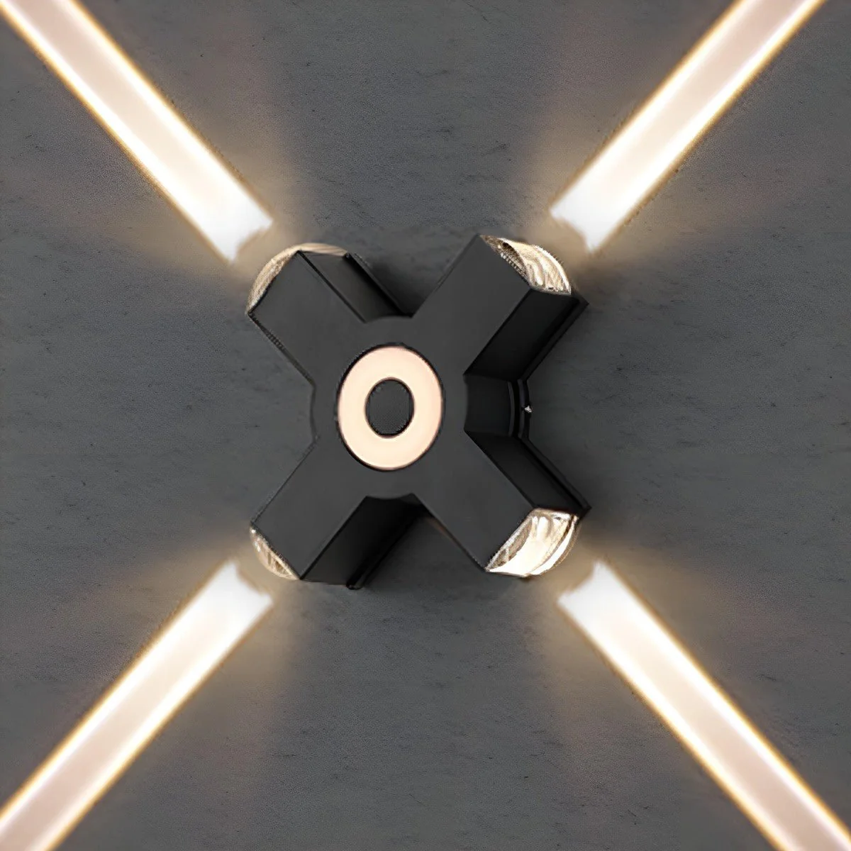 Modern Waterproof Black Outdoor LED Wall Lights Spotlights - Image 25