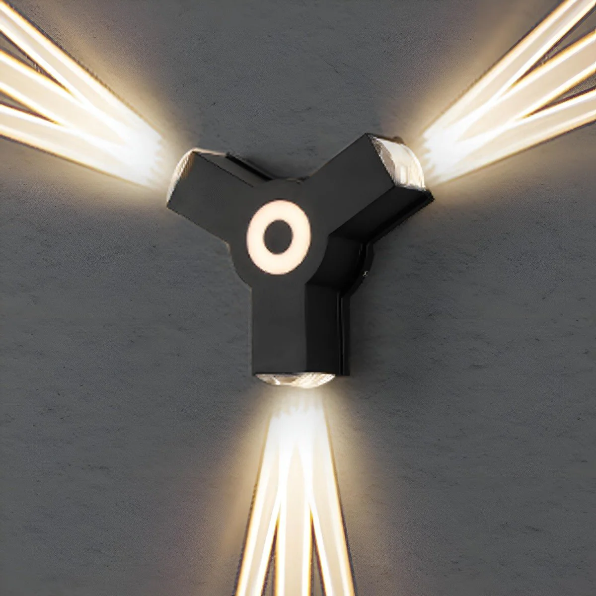 Modern Waterproof Black Outdoor LED Wall Lights Spotlights - Image 27