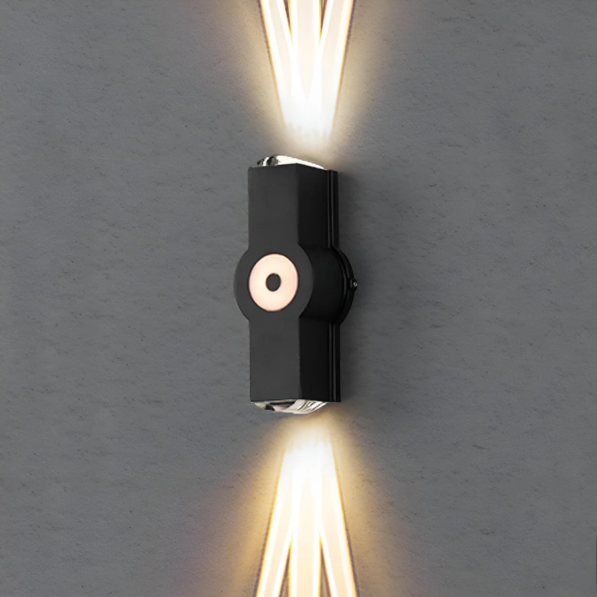 Modern Waterproof Black Outdoor LED Wall Lights Spotlights - Image 32