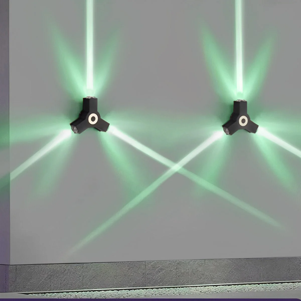 Modern Waterproof Black Outdoor LED Wall Lights Spotlights - Image 36
