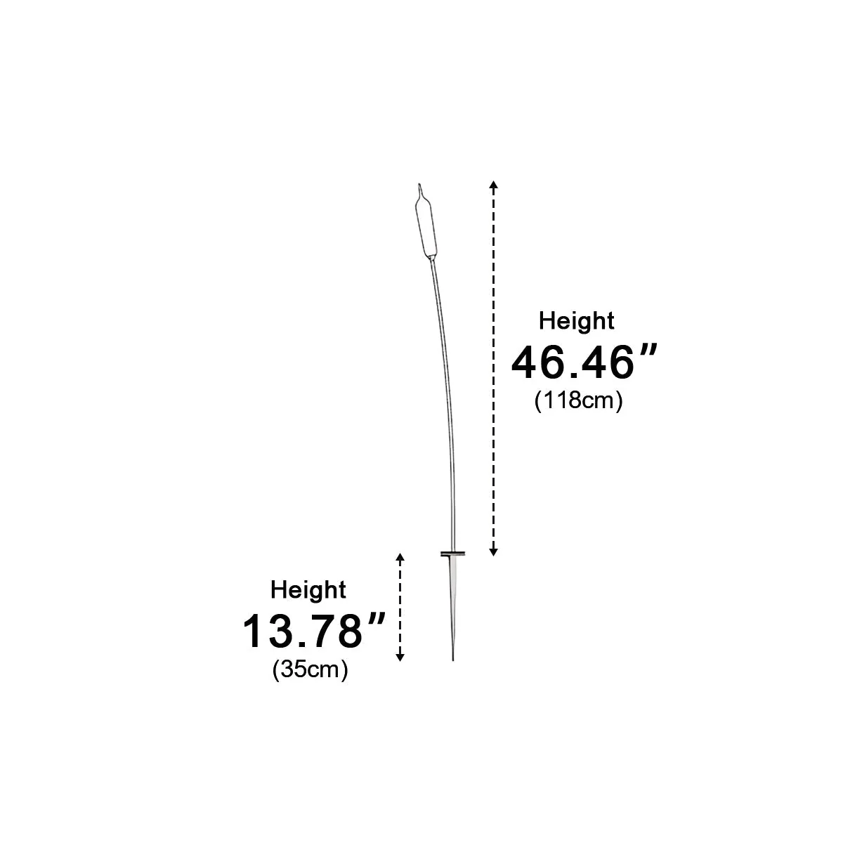 Modern Waterproof Cattail-Shaped LED Outdoor Landscape Pathway Lights - Image 10