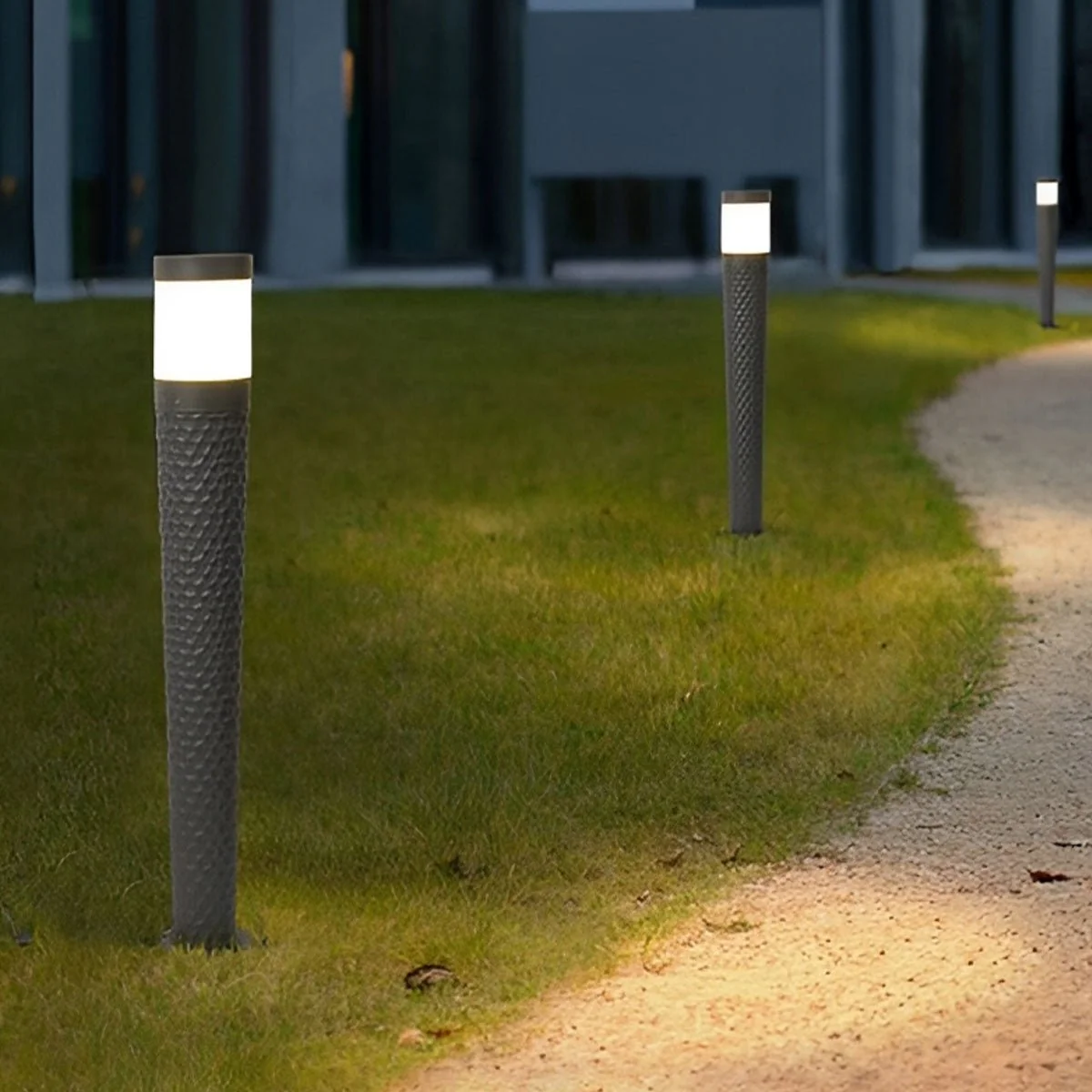 Modern Waterproof Cylinder Outdoor LED Lawn Pillar Lights - Image 5