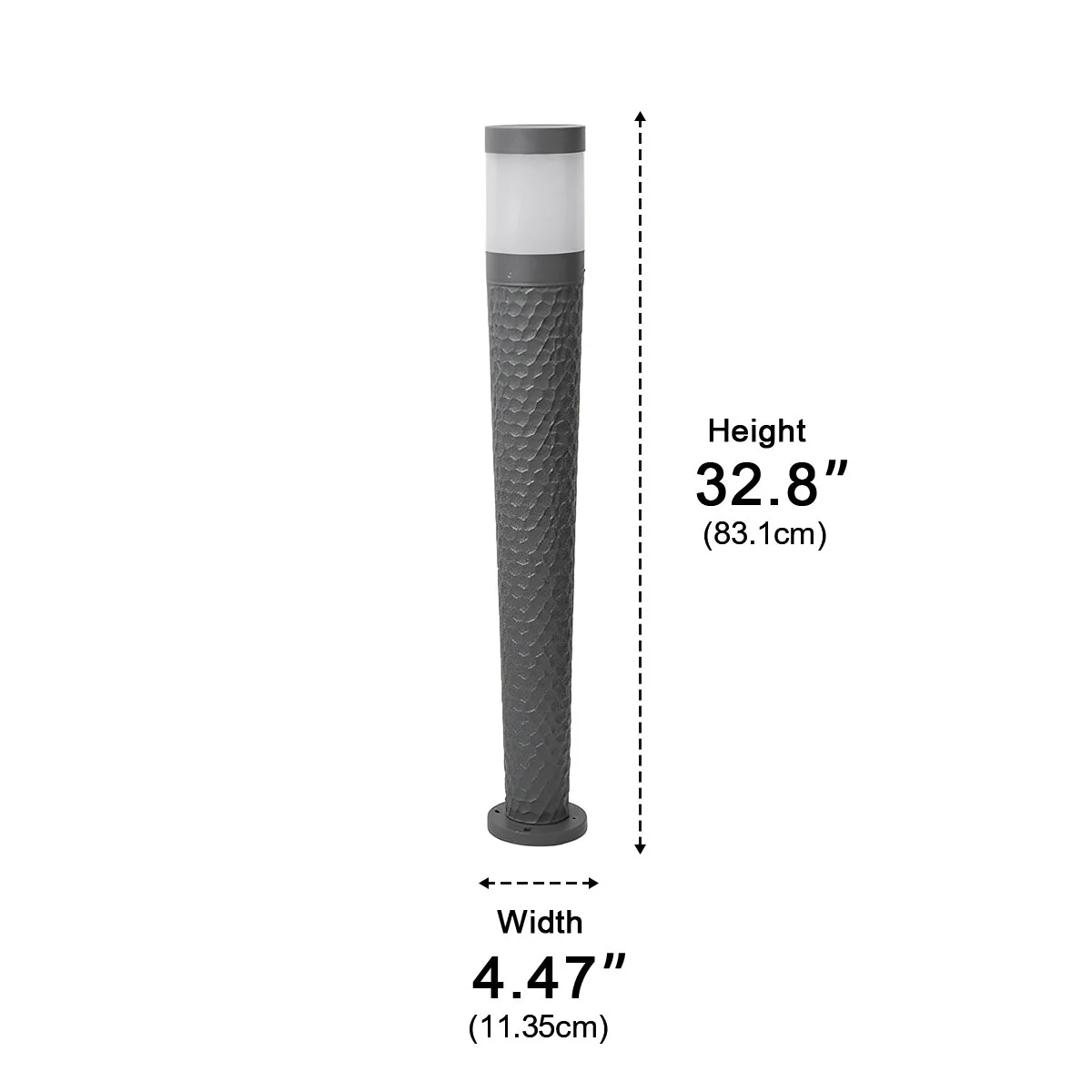 Modern Waterproof Cylinder Outdoor LED Lawn Pillar Lights - Image 8