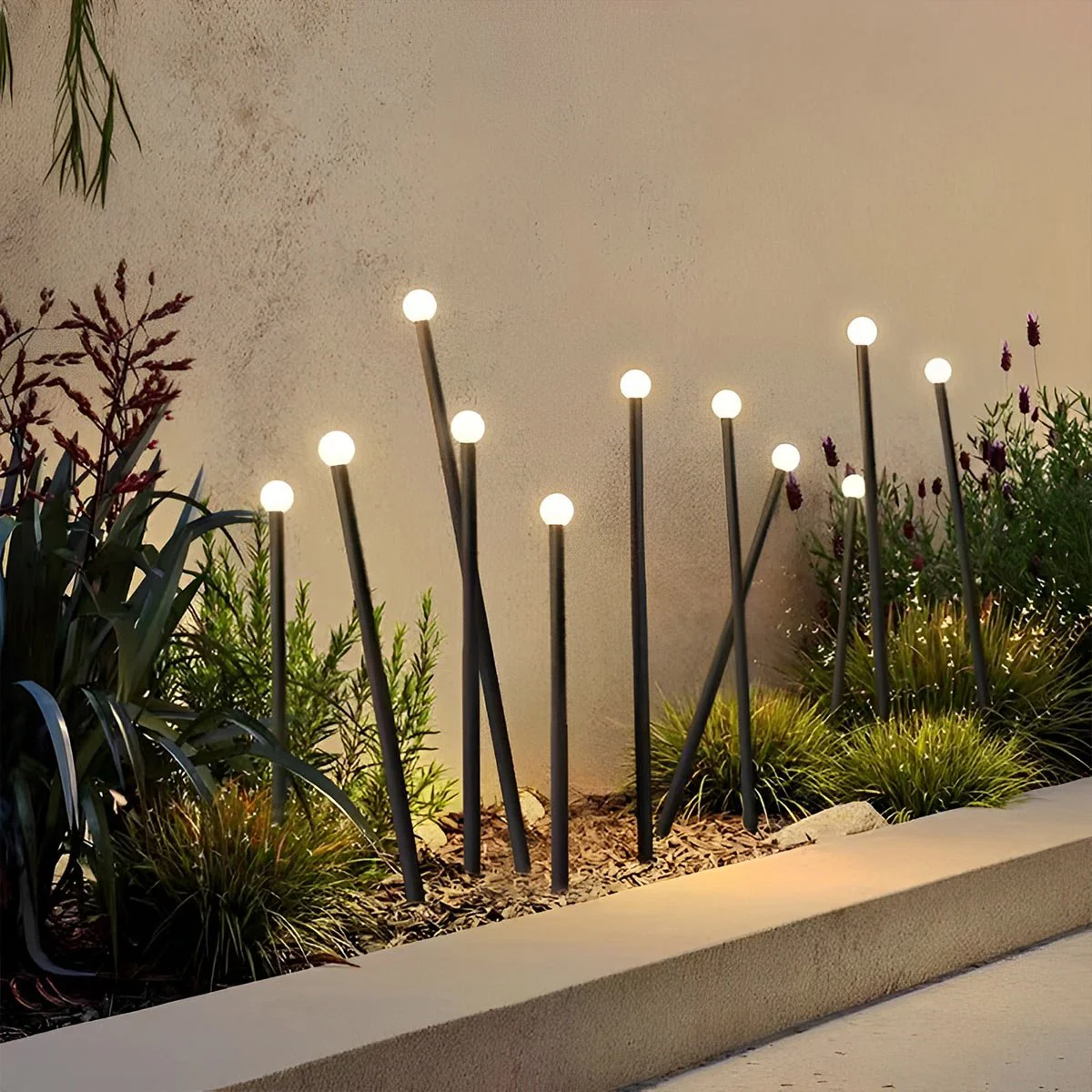 Modern Waterproof Firefly Outdoor LED Lawn Landscape Lights