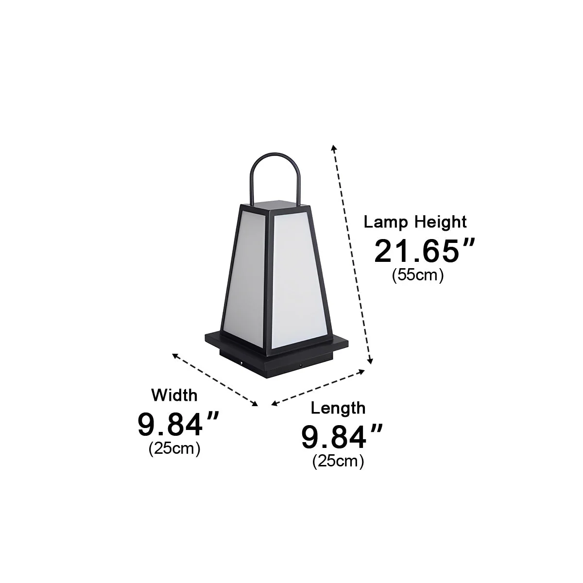 Modern Waterproof LED Outdoor Floor Lamp Lantern - Image 10