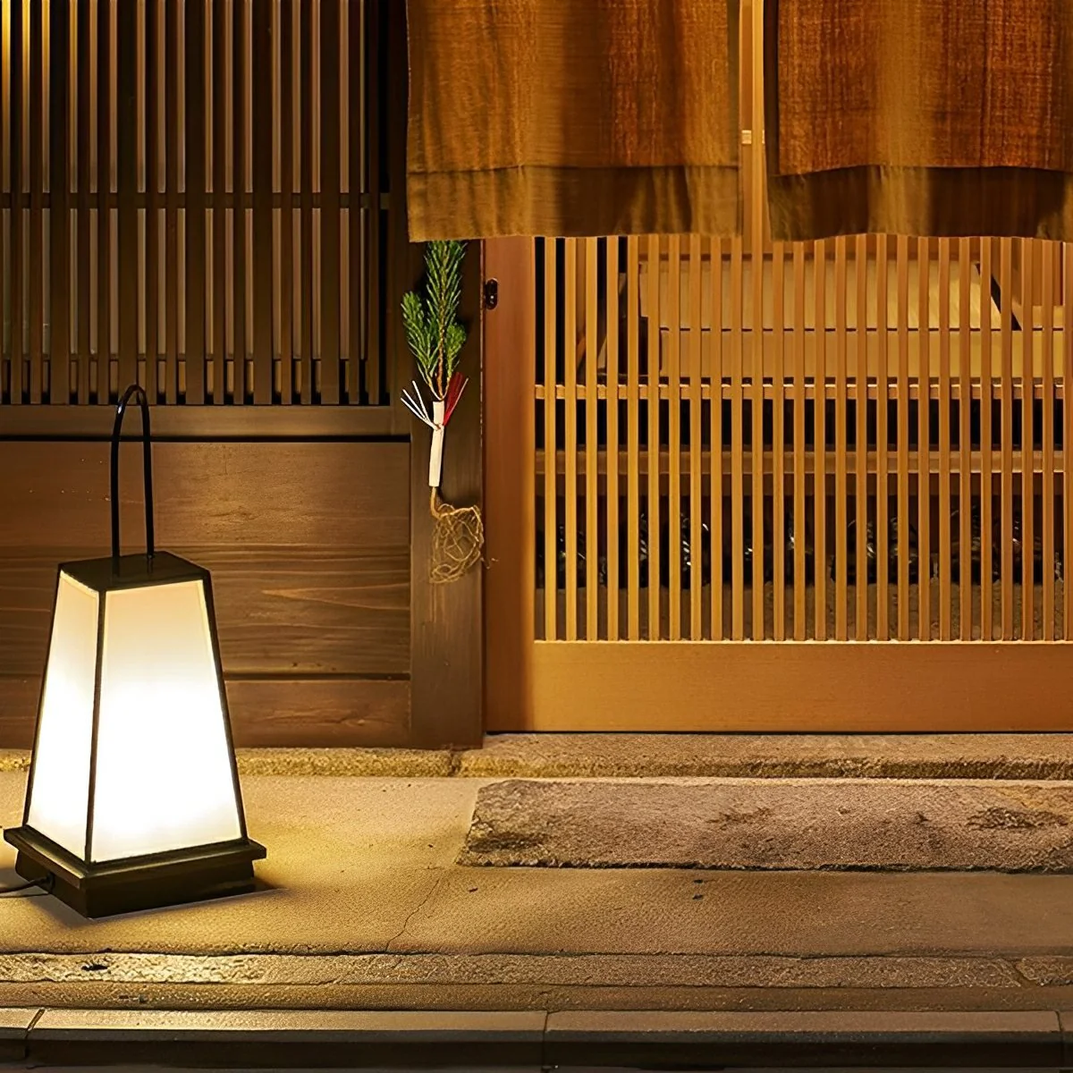 Modern Waterproof LED Outdoor Floor Lamp Lantern - Image 2