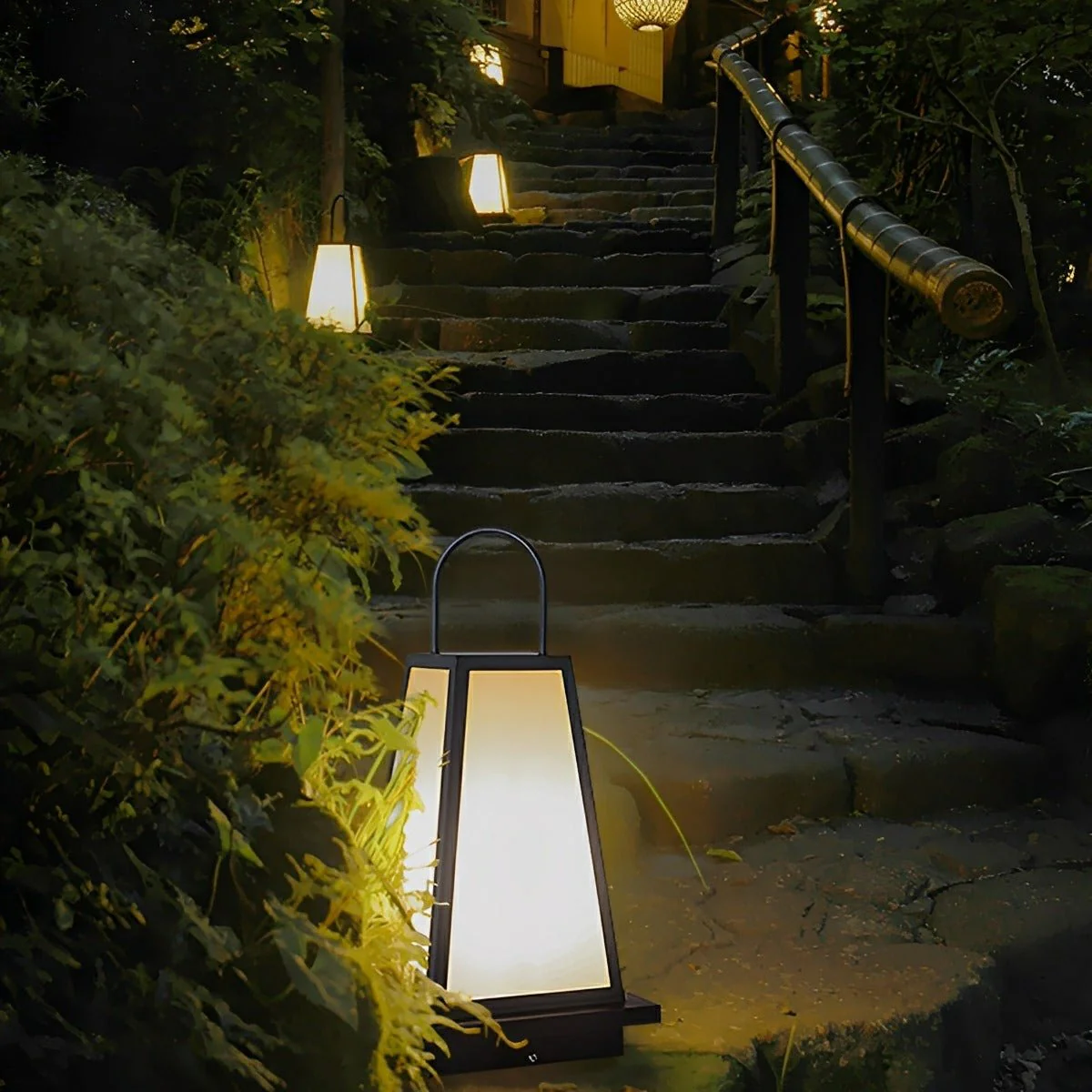 Modern Waterproof LED Outdoor Floor Lamp Lantern - Image 5