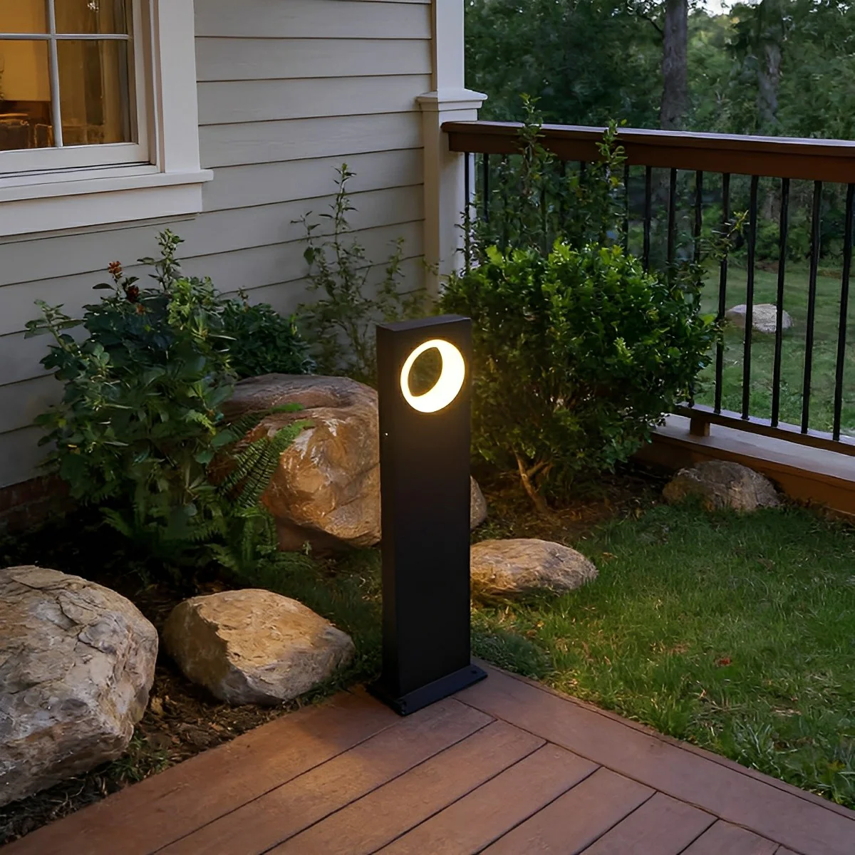 Modern Waterproof Ring-Round LED Outdoor Lawn Landscape Lighting - Image 3
