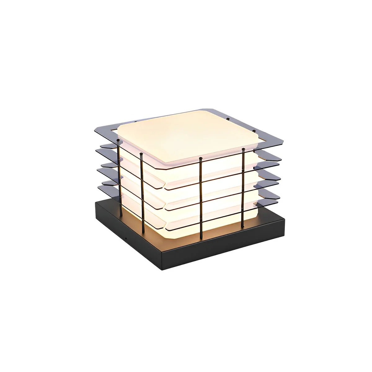 Modern Waterproof Square Fence LED Outdoor Post Lights - Image 15