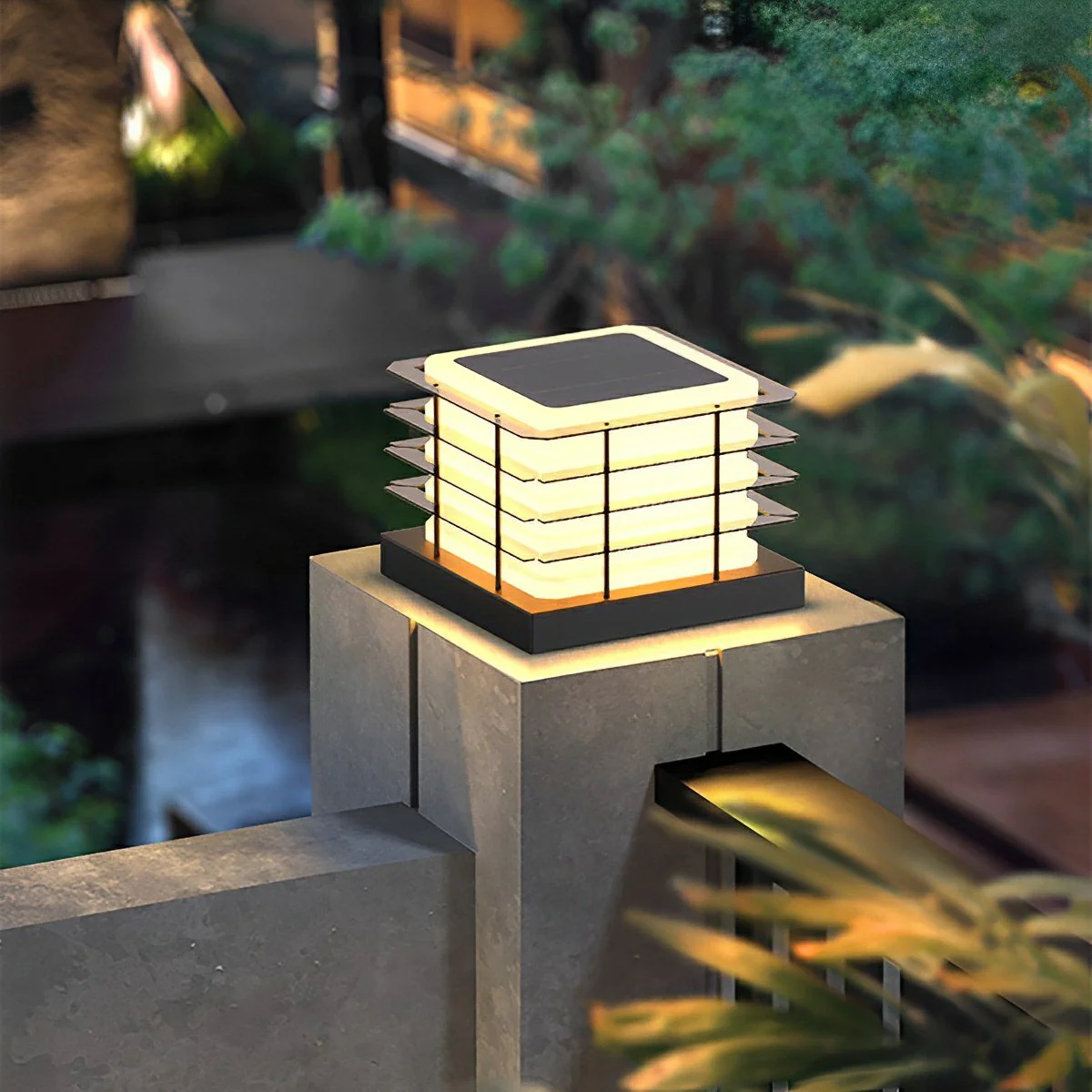 Modern Waterproof Square Fence LED Outdoor Post Lights - Image 5