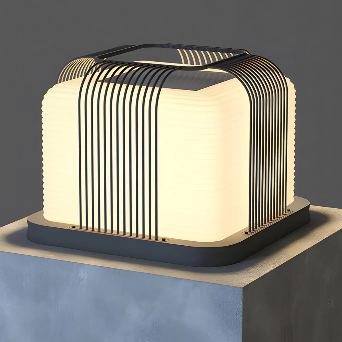 Modern Waterproof Square Steel LED Outdoor Post Lights - Image 6