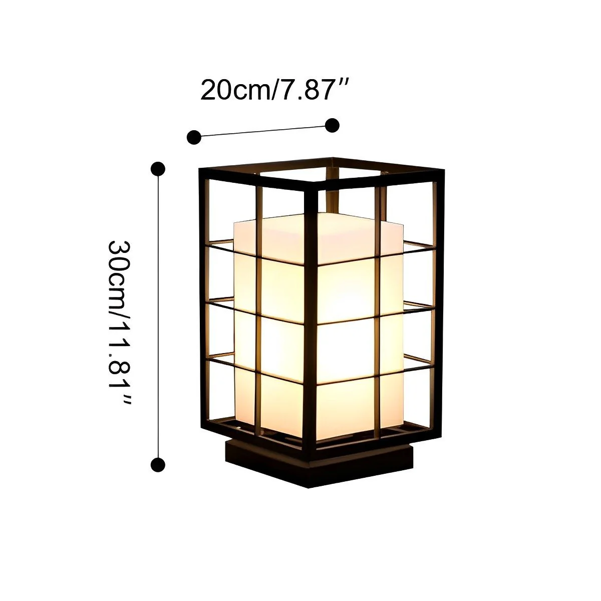 Modern Waterproof Square Lantern LED Outdoor Landscape Lawn Lighting - Image 8