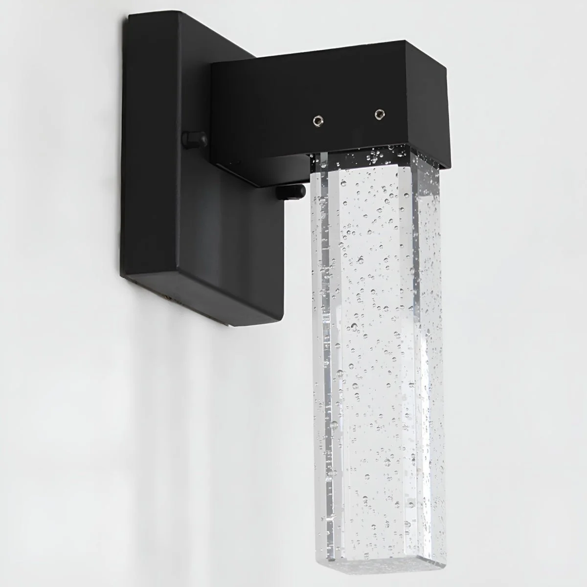 Modern Waterproof Square Long Strip Crystal LED Outdoor Wall Light - Image 7