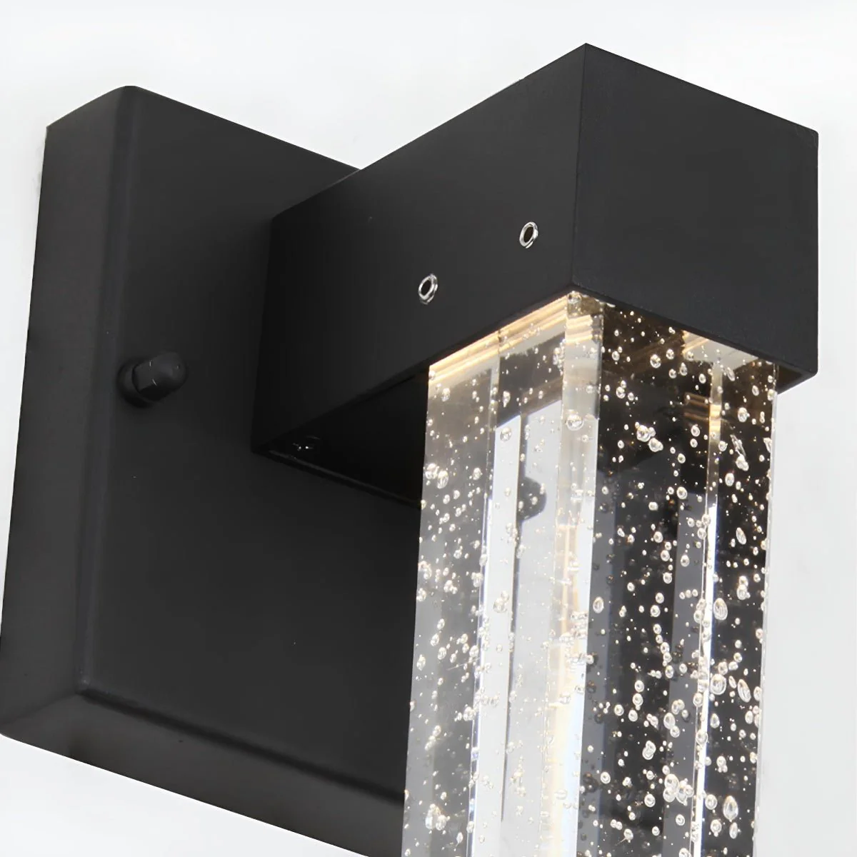 Modern Waterproof Square Long Strip Crystal LED Outdoor Wall Light - Image 8