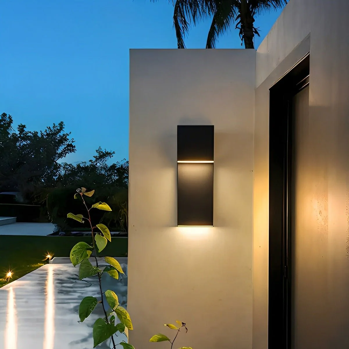 Modern Waterproof Tiered LED Outdoor Wall Lights - Image 3