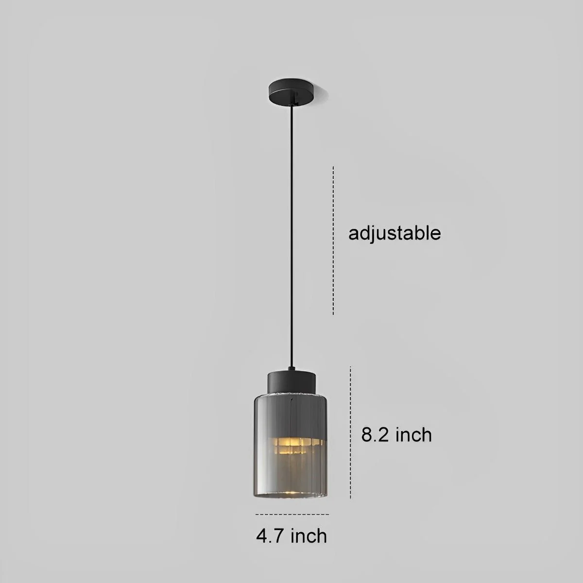 Modern Minimalist Chandelier Glass Brass Bedside Lighting - Image 7