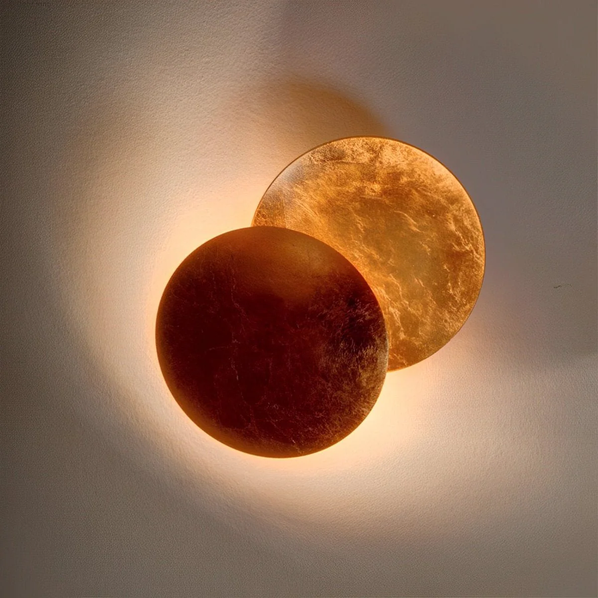 Nordic Postmodern Minimalist Moon Eclipse Creative Wall Sconce - Image 12