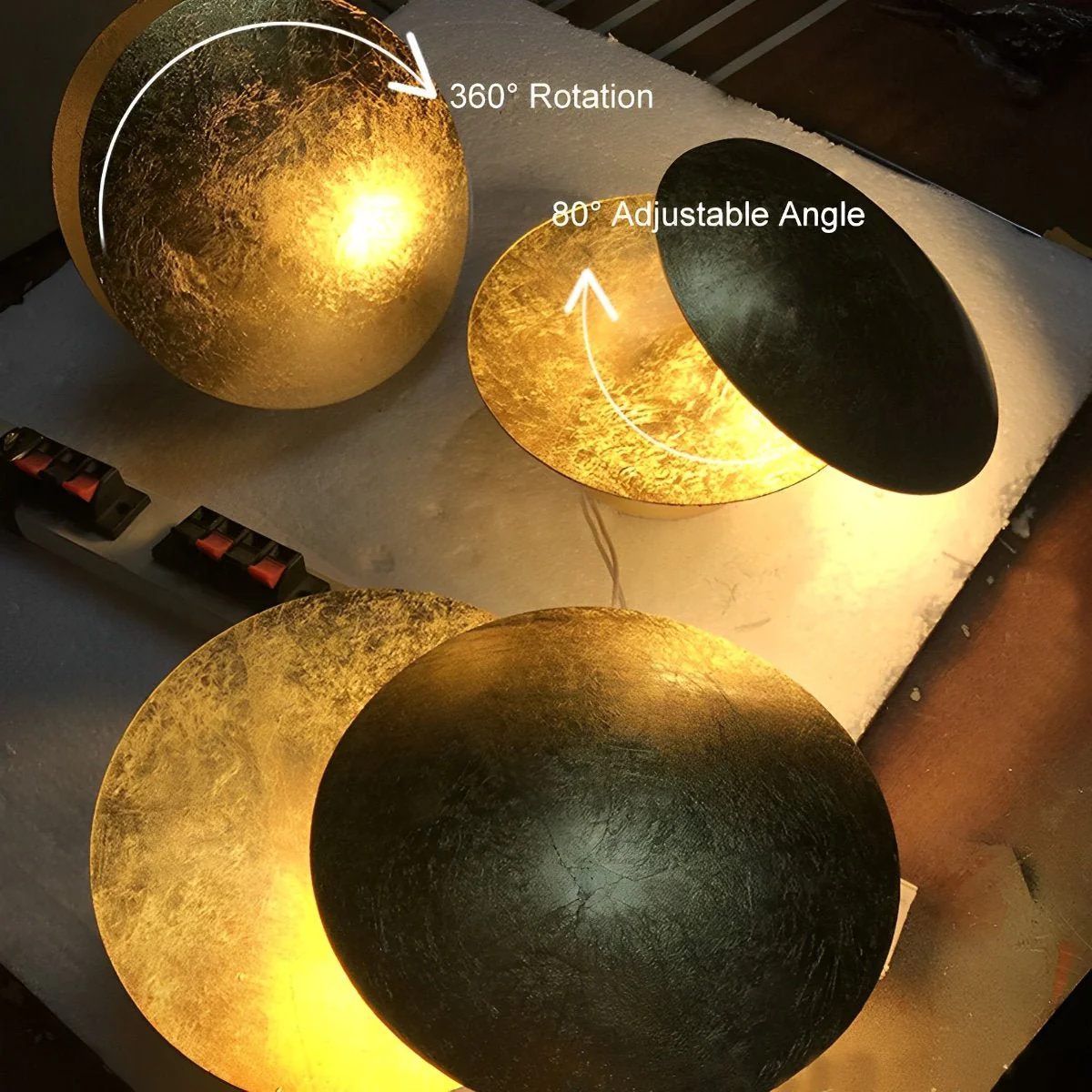 Nordic Postmodern Minimalist Moon Eclipse Creative Wall Sconce - Image 8