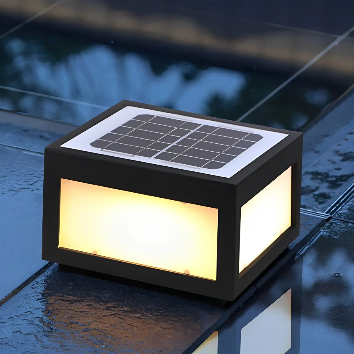 Waterproof Post Cap Aluminum Column Pedestal Light - Image 7