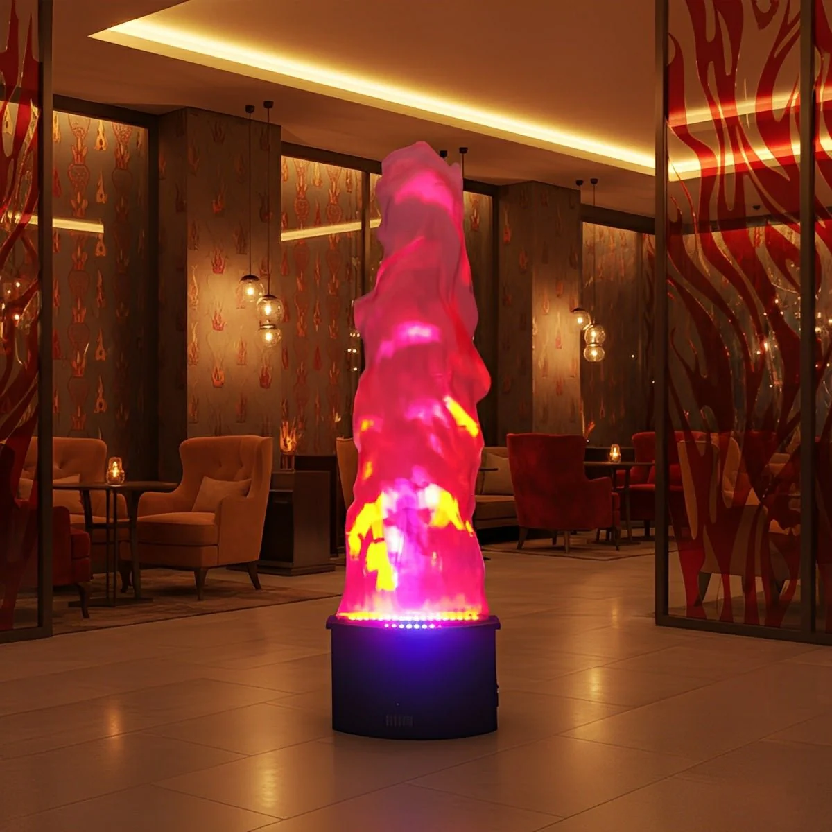 Outdoor Fake LED Flame Light Effects Lighting Christmas Bonfire Party Decor - Image 4