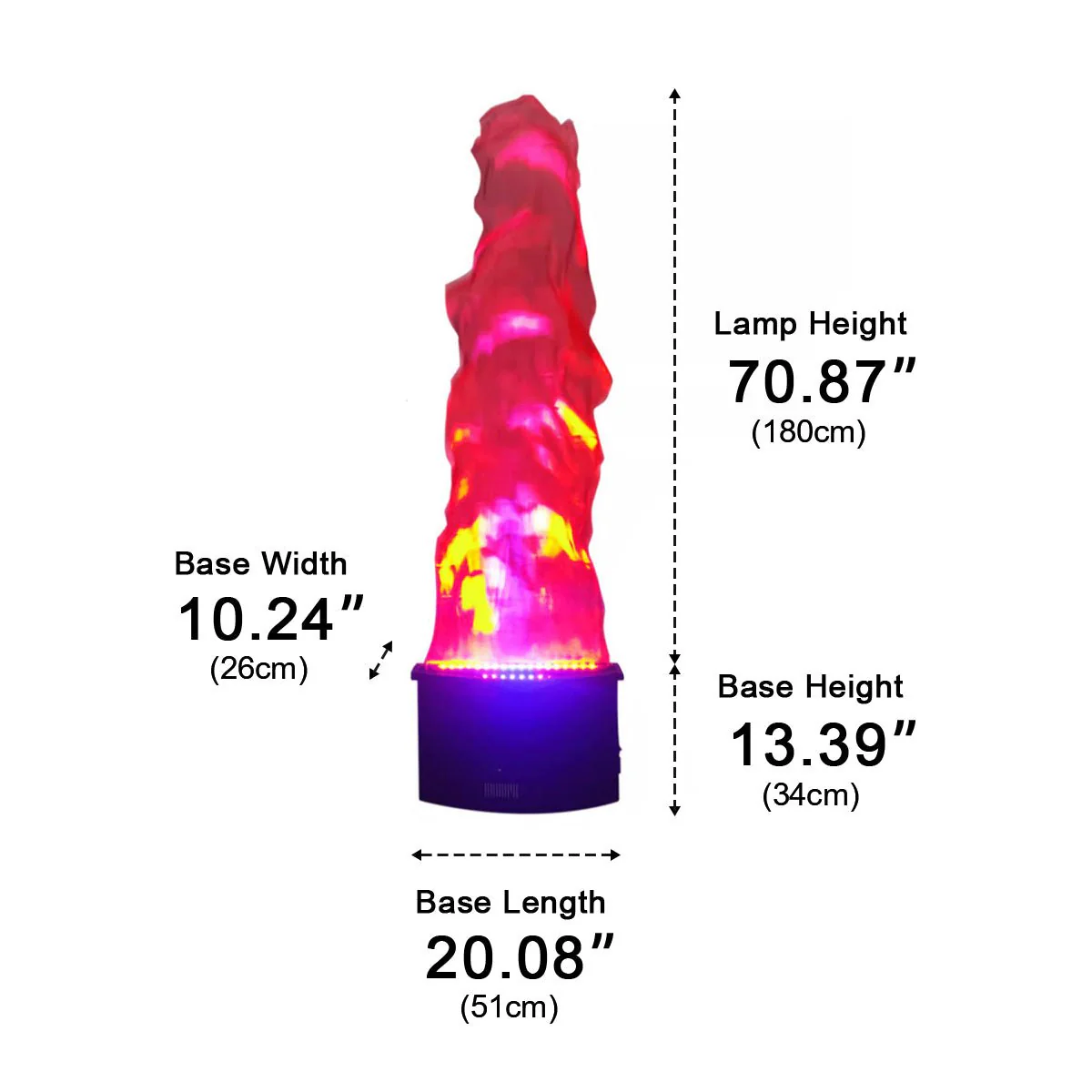 Outdoor Fake LED Flame Light Effects Lighting Christmas Bonfire Party Decor - Image 7