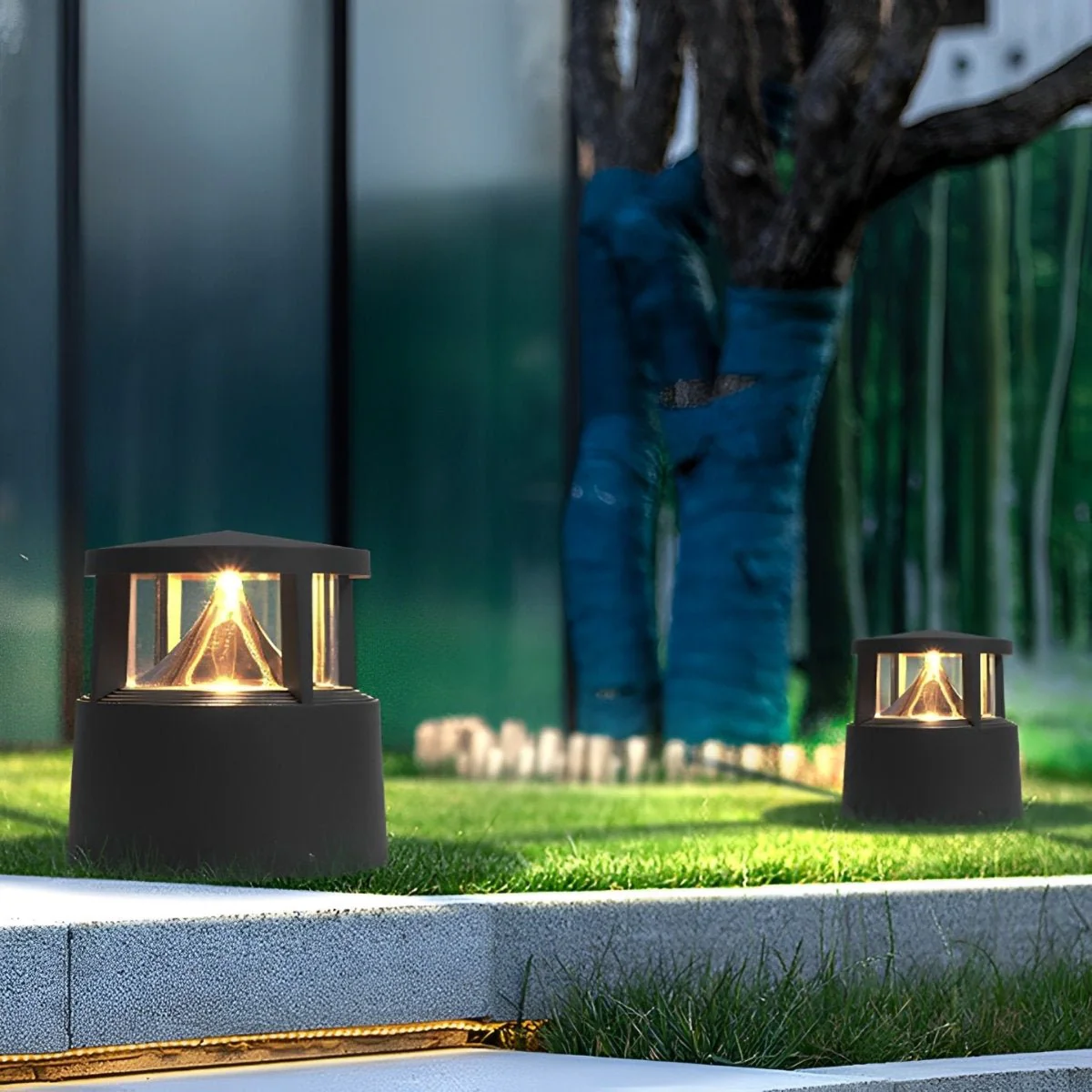 Modern Simple Outdoor Waterproof Pillar Lights Metal Aluminum  Post Lights - Image 4