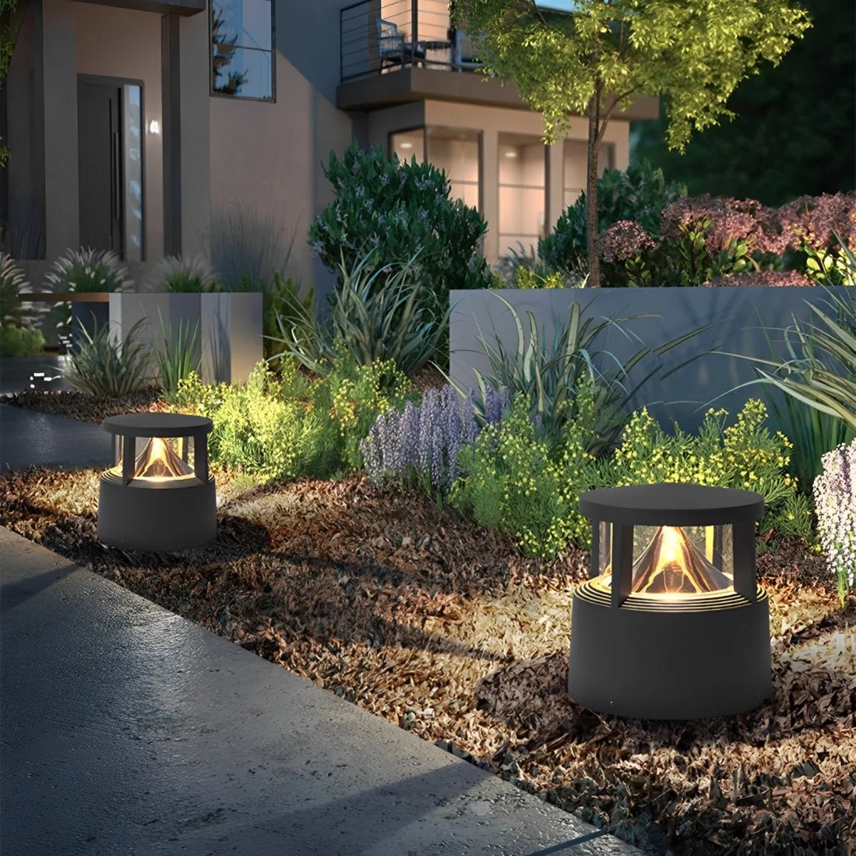 Modern Simple Outdoor Waterproof Pillar Lights Metal Aluminum  Post Lights - Image 6