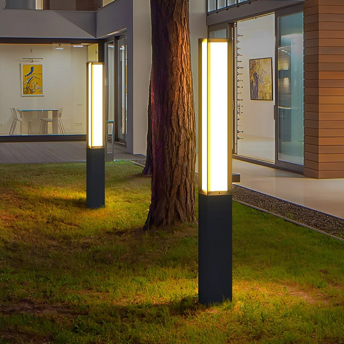 Waterproof High Pole Metal Outdoor Post Lights Pathway Lights - Image 3