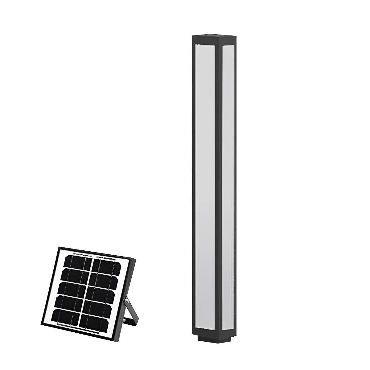 Waterproof LED Black Modern Outdoor Column Light - Image 15
